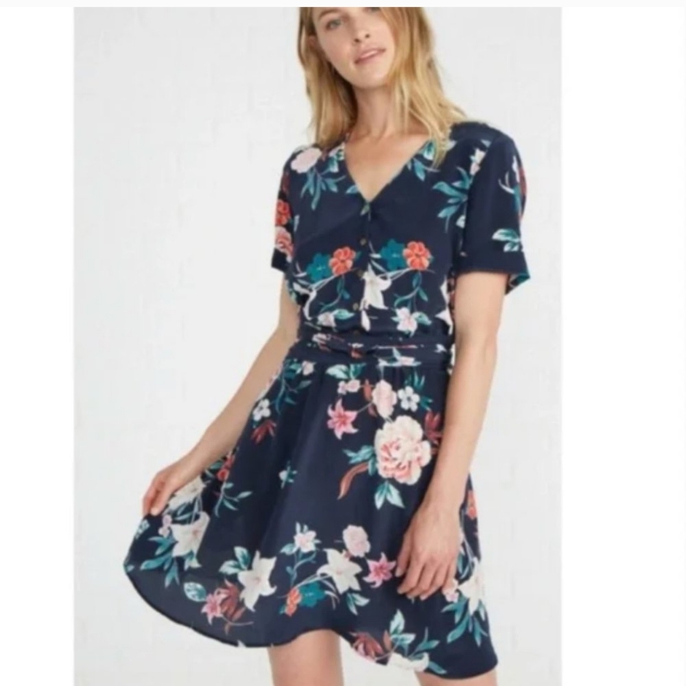 Amour Vert Tarah Silk Dress